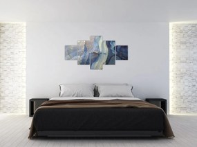 Obraz - Abstrakcja z użyciem tuszu alkoholowego (125x70 cm)