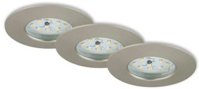 Briloner 7231-032-ZESTAW 3x LED Ściemnialne oświetlenie łazienkowe LED/5,5W/230V IP44