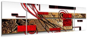Obraz abstrakcji (170x50 cm)