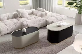 Zestaw stolików kawowych Reno – nowoczesny design, wiele kolorów blatu i stali do wyboru