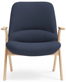 Ciemnoniebieski fotel Dins – Teulat