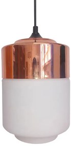 Miedziana nowoczesna lampa wisząca E6-M89