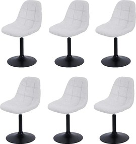 Krzesło do jadalni MCW-A60 (zestaw 6 sztuk), kremowe