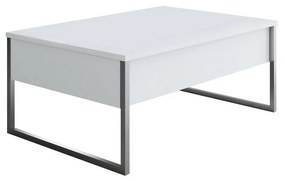 Stolik konferencyjny Luxe White and Silver