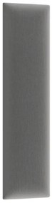 Tapicerowany panel ścienny QUADRATTA 15x60 cm, szary