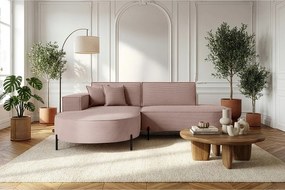 Narożnik Parma Studio Hills, tkanina Poso, lewy, różowy (27)