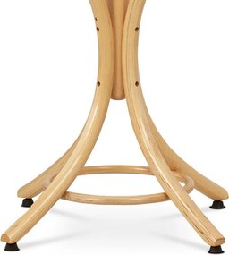 Wieszak drewniany stojący na ubrania z parasolnikiem, buk