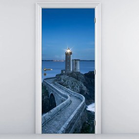Fototapeta na drzwi - Latarnia morska i morze (95x205cm)