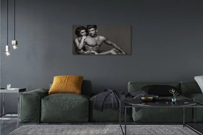 Zdjęcie na płótnie Spotkanie Kobiety i Mężczyzny