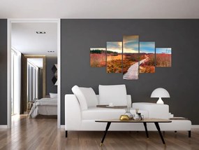 Obraz - Jesienna podróż krainą (125x70 cm)