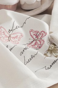 Ręczniki kuchenne BUTTERFLY, 3 szt Biały Zestaw (3szt., 40x60 cm)