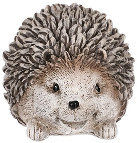 Dekoracja ogrodowa Jeż, 16 x 10 x 9 cm, polyresin