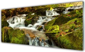 Panel Szklany Kaskada Nad Górską Przepaścią