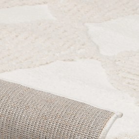 Dywan nowoczesny Alma kremowy koło 200 cm x 200 cm