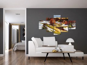 Obraz - Nadejście wiosny (125x70 cm)