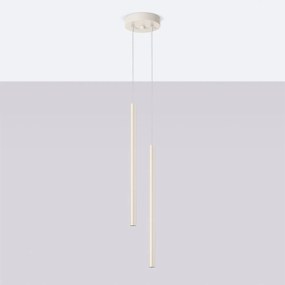 Lampa wisząca PASTELO 2 beżowa SOLLUX  LIGHTING