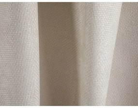 Kremowy narożnik z tkaniny szenilowej (prawostronny/w kształcie litery U) Treno – Cosmopolitan Design