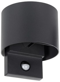 Kanlux 28995 - Zewnętrzny kinkiet LED z czujnikiem REKA LED/7W/230V IP54 antracyt