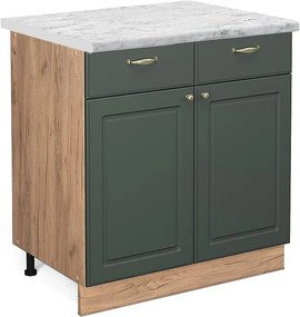 Szafka dolna do kuchni green gold country 80x60x82 fame-line