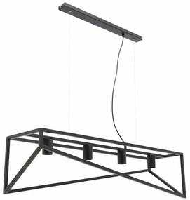 Lampa wisząca ELUVIES czarna ELTAP