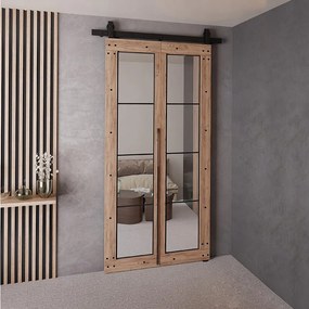 Drzwi Przesuwne QUDIO M6 Dąb Craft Złoty 80