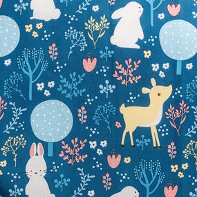 4Home Dziecięca pościel bawełniana do łóżeczka Nordic Woodland, 100 x 135 cm, 40 x 60 cm