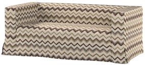 Pokrowiec na sofę Klippan 2-osobową długi z kontrafałdami