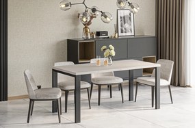 Stół Garant 170 z blatem 80x80 rozkładany do 170 cm kaszmir