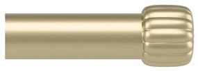 Stalowy regulowany karnisz w kolorze matowego złota 168 - 305 cm Cleo – Umbra