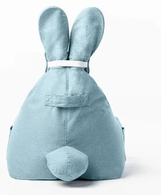 Niebieski worek do siedzenia dla dzieci The Brooklyn Kids Funny Bunny