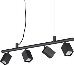 Ideal Lux - Żyrandol LED na lince DYNAMITE 4xGU10/7W/230V CRI 90 czarny