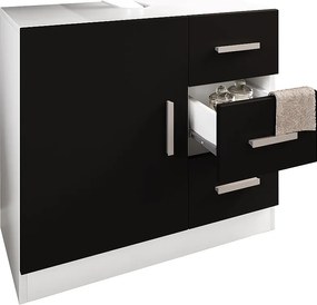 Drewniana szafka łazienkowa Zalo XL szuflada