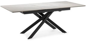 Rozkładany stół z dodatkowym blatem z ceramicznym blatem 89,5x160 cm Belma – Marckeric