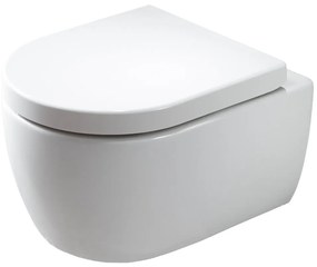Miska WC wisząca lejowa bezkołnierzowa NT2039