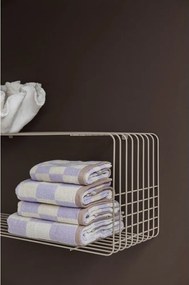 Beżowa wielopoziomowa metalowa półka 70 cm Wire – Mette Ditmer Denmark