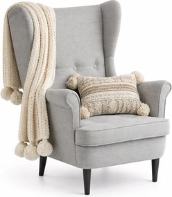 Skandynawski stylowy fotel uszak D5-H13