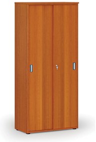 Szafa z drzwiami przesuwnymi PRIMO WOOD, 800 x 420 x 1781 mm, wiśnia