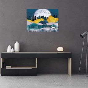 Obraz - Krajobraz polarny (70x50 cm)