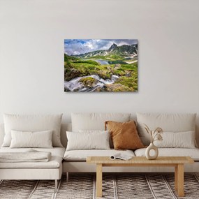 Obraz - Widok na górę Riła (70x50 cm)