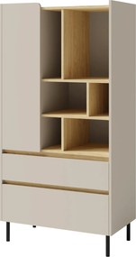 Regał MURO - Beżowy / 80 cm
