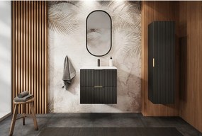 Szafka łazienkowa FLOW/MODERN 60 cm czarny