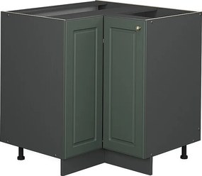 Szafka narożna green gold country 80.5x51.6x82 fame-line