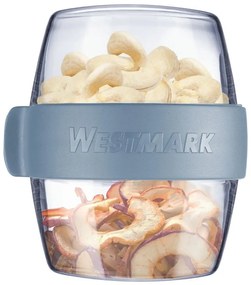 Westmark Dwuczęściowy pojemnik na przekąski MINI, 400 ml, niebieski