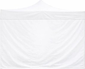 3x2m biała wodoodporna osłona boczna, zamiennik do składanej altany Market-Pro
