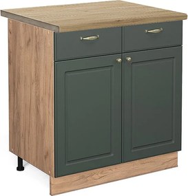 Szafka dolna do kuchni green gold country 80x60x82 fame-line