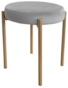TABORET DIOR STOŁEK LOFT metal podstawa złota MG17
