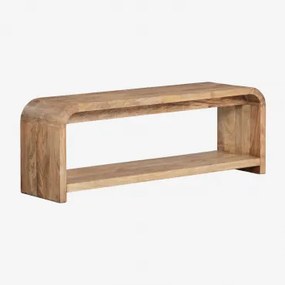 Mebel Rtv 120x35 Cm Z Drewna Mango Shelby Drewno Mango - Sklum