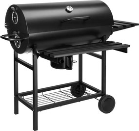 Węglowy grill beczka na kółkach P0-R44