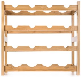 G21 Bambusowy regał na wino, 16 butelek