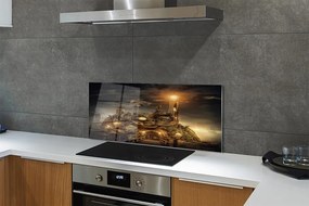 Panel nad Blat Kuchenny Latarnia i Statek w Obłokach